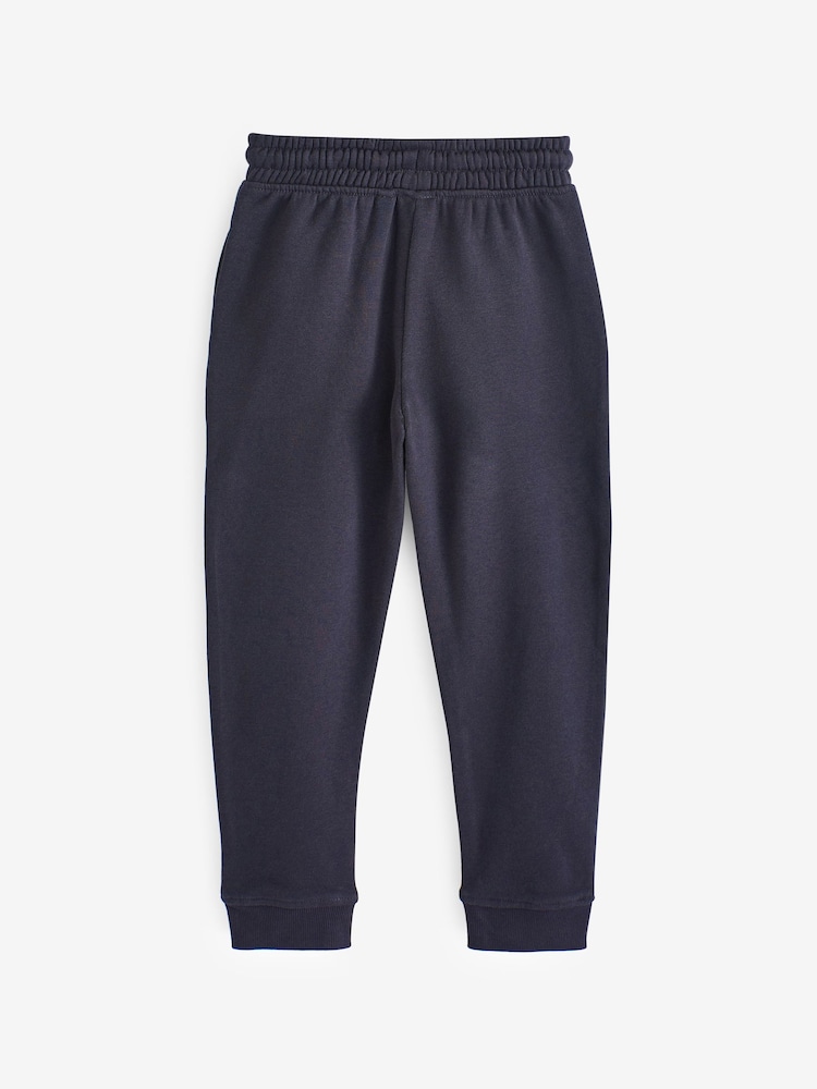 Navy Blue Slim Fit Joggers 2 Pack (3-16yrs) - Image 3 of 3