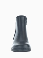 Gabor Marlham Leather Black Ankle Boots - Image 4 of 5