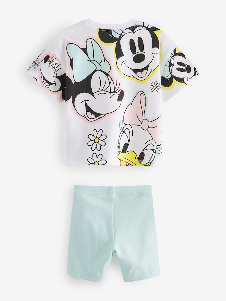 Blue Disney T-Shirt and Cycling Shorts Set (3mths-7yrs) - Image 2 of 2