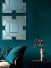 Dar Lighting Gold Isla Square Decorative Mirror - Image 1 of 4