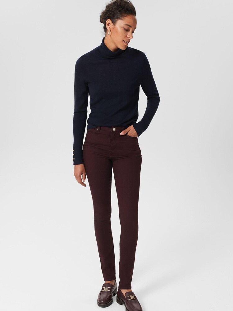 Hobbs Purple Gia Sculpting Jeans - Image 1 of 4