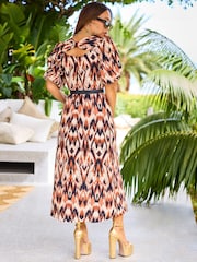 Myleene Klass Animal Bow Back Aztec Dress - Image 2 of 4