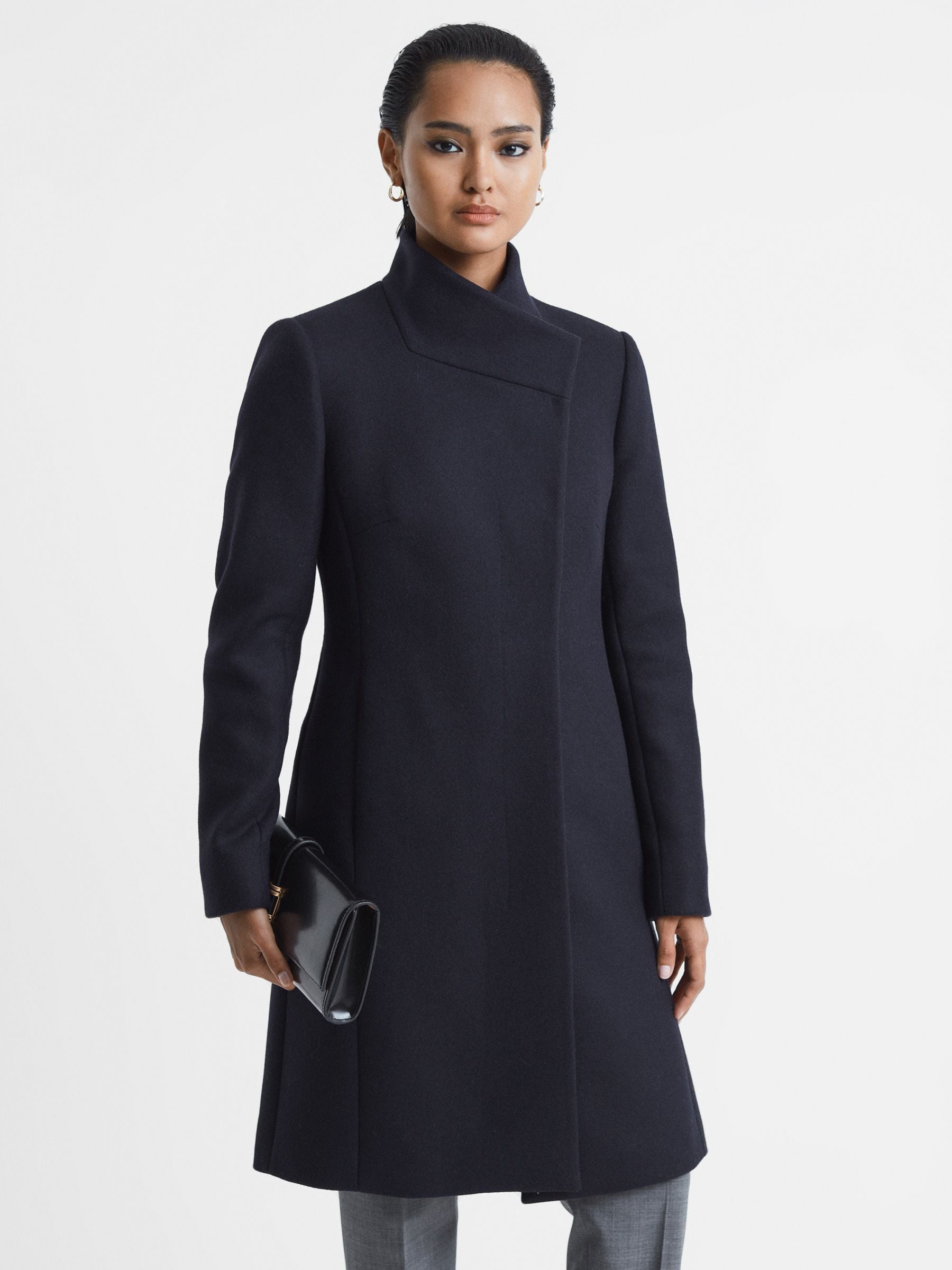 Reiss navy coat best sale