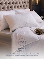Snuggledown Hungarian Goose Down 100% Cotton Pillow - Image 4 of 9
