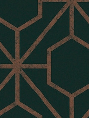 Graham & Brown Green Rinku 10M Wallpaper - Image 2 of 3