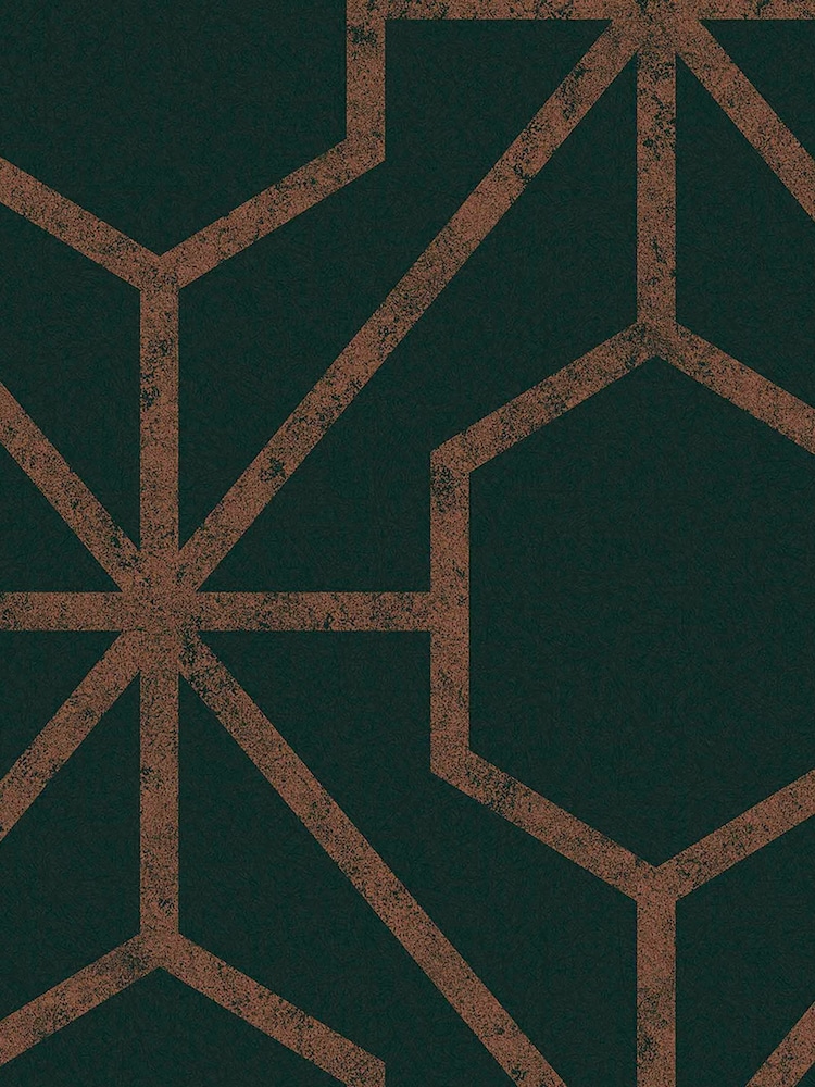 Graham & Brown Green Rinku 10M Wallpaper - Image 2 of 3