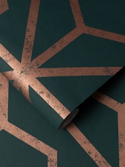 Graham & Brown Green Rinku 10M Wallpaper - Image 3 of 3