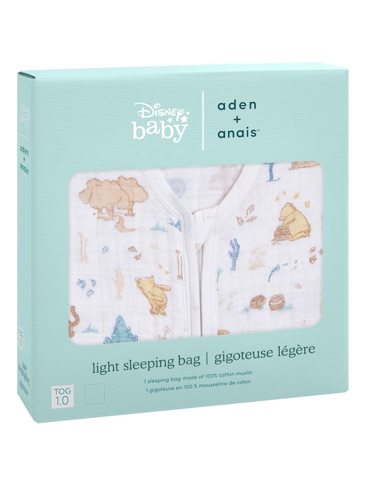 aden + anais White 100% Cotton Sleeping Bag - Image 3 of 6