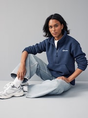 Berghaus Blue Hawksker Half-Zip Borg Fleece - Image 3 of 10