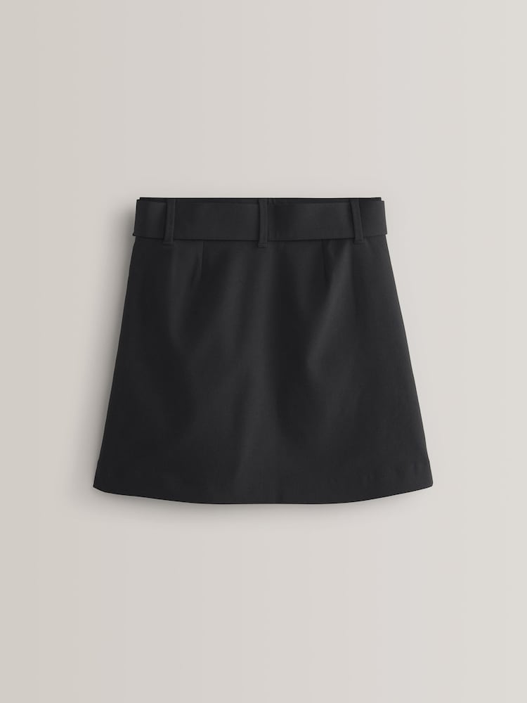 Black Belted School Skirt (9-17yrs) - Image 6 of 6 Black Belted School Skirt (9-17yrs) - Image 6 of 6
