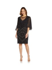 Adrianna Papell Noir mousseline de mousseline - Image 1 of 4