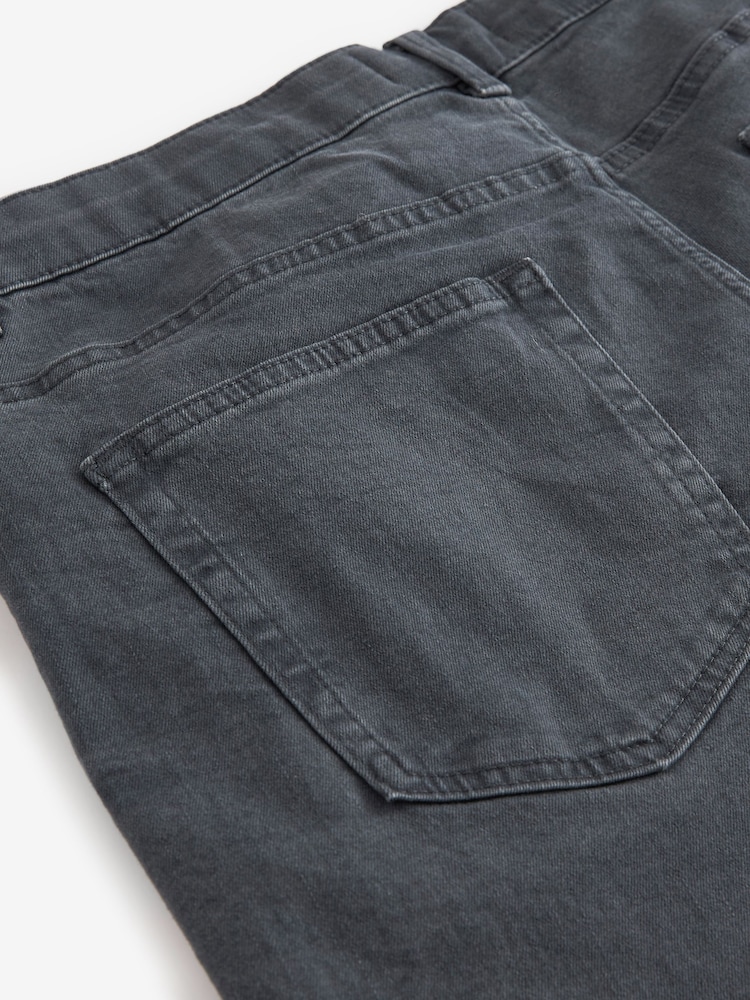 Gris anthracite - Lit 1 place - Straight Fit Classic Jeans extensibles - Image 8 of 10