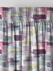Voyage Summer Purple Kampala Made to Measure Curtains - Image 5 of 9