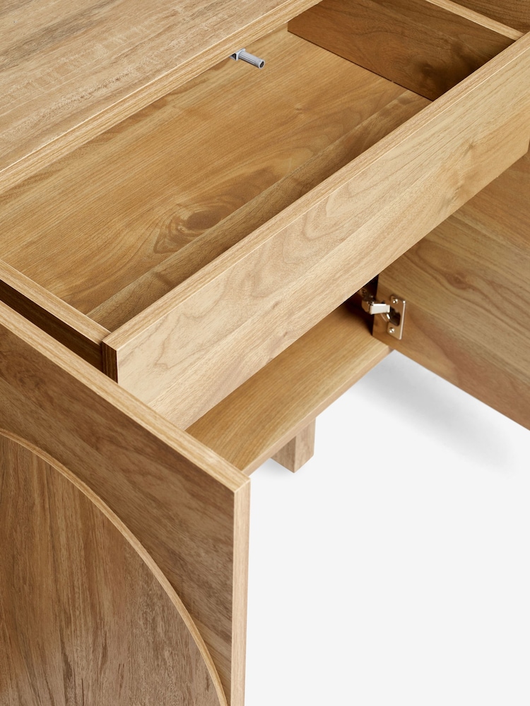 Natural Arches Wood Effect Large Sideboard - Image 14 of 14