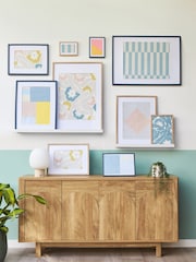 Natural Arches Mango Wood Effect Large Sideboard - Image 3 of 11