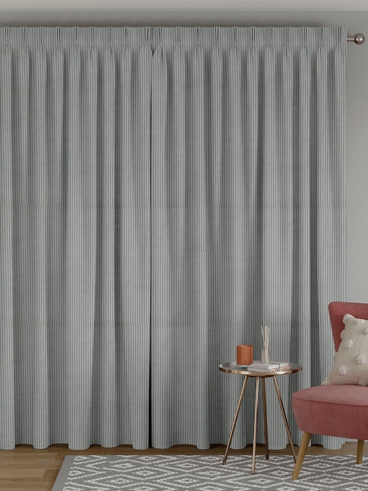 Dove Grey Jangga Made To Measure Curtains - Image 2 of 9