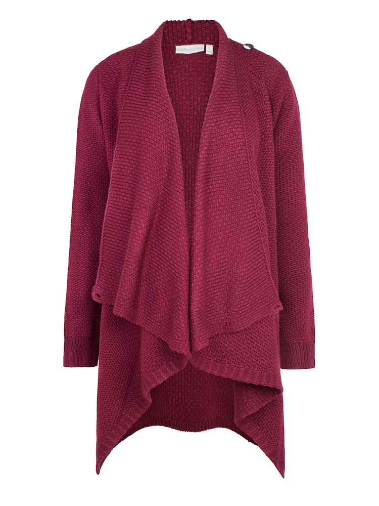 JoJo Maman Bébé Wine Red Drape Maternity & Nursing Cardigan - Image 5 of 5