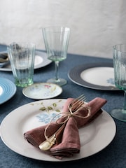 Laura Ashley Set of 4 Blue 26cm Heritage collection plates - Image 2 of 3