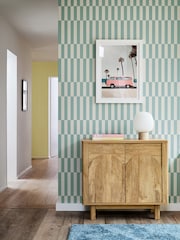 Natural Arches Mango Wood Effect Small Sideboard - Image 10 of 12