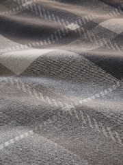 Dreams & Drapes Grey Colville Check Brushed 100% Cotton Duvet Cover and Pillowcase Set - Image 3 of 4