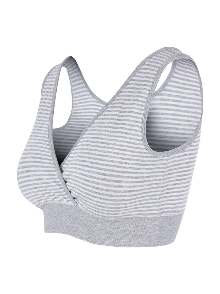 Seraphine Grey Seamless Maternity Sleep Bra 2 Pack - Image 3 of 11
