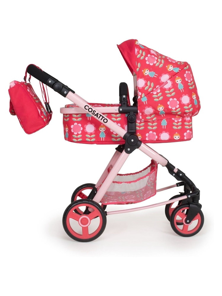 Pink Cosatto Giggle Quad Fairy Garden Kids Toy Pram - Image 2 of 5
