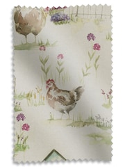 Voyage Natural Linen Blackout Henny Penny Made to Measure Roller Blind - Image 3 of 6