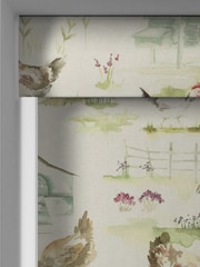Voyage Natural Linen Blackout Henny Penny Made to Measure Roller Blind - Image 4 of 6