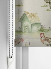 Voyage Natural Linen Blackout Henny Penny Made to Measure Roller Blind - Image 5 of 6