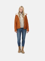 Regatta Ellerie Insulated Onion Quilt Brown Jacket - Image 3 of 10