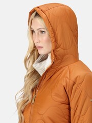 Regatta Ellerie Insulated Onion Quilt Brown Jacket - Image 4 of 10