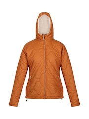 Regatta Ellerie Insulated Onion Quilt Brown Jacket - Image 7 of 10