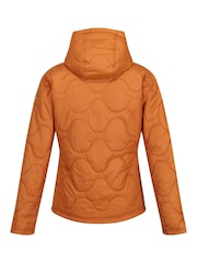 Regatta Ellerie Insulated Onion Quilt Brown Jacket - Image 8 of 10