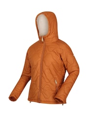 Regatta Ellerie Insulated Onion Quilt Brown Jacket - Image 9 of 10