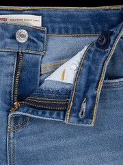 Levi's® Blue Girlfriend Denim Shorts - Image 7 of 7