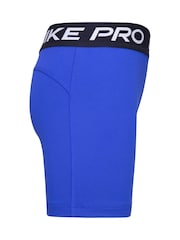Синий - шорты Nike Little Kids Pro Dri-FIT - Image 4 of 6