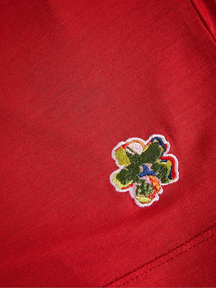 Ted Baker Red Summyr Slash Neck Top - Image 5 of 5