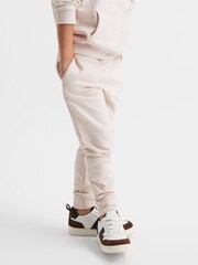 Reiss Cream Ali Garment Dye Joggers - Image 1 of 5