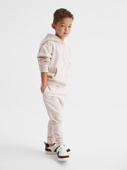Reiss Cream Ali Garment Dye Joggers - Image 4 of 5