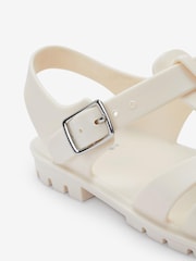 Bone White Jelly Fisherman Sandals - Image 6 of 6