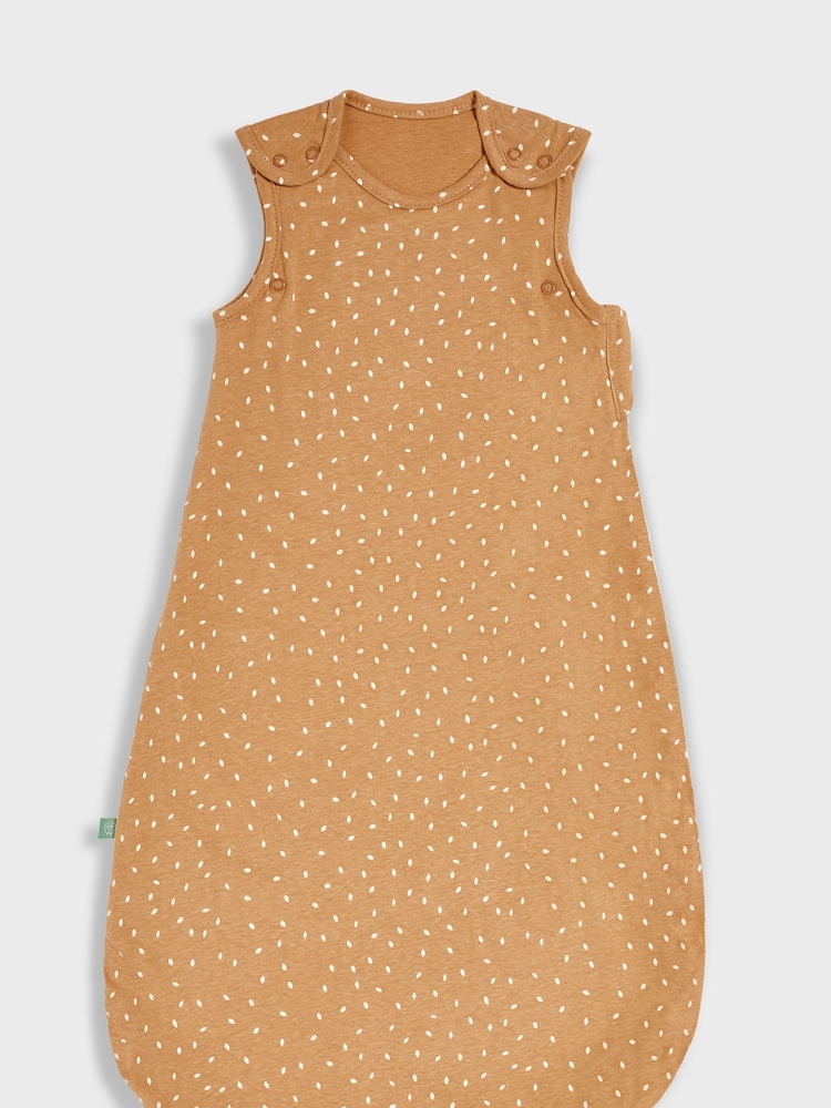 The Little Green Sheep Orange Baby 1 Tog Sleep Bag - Image 1 of 2