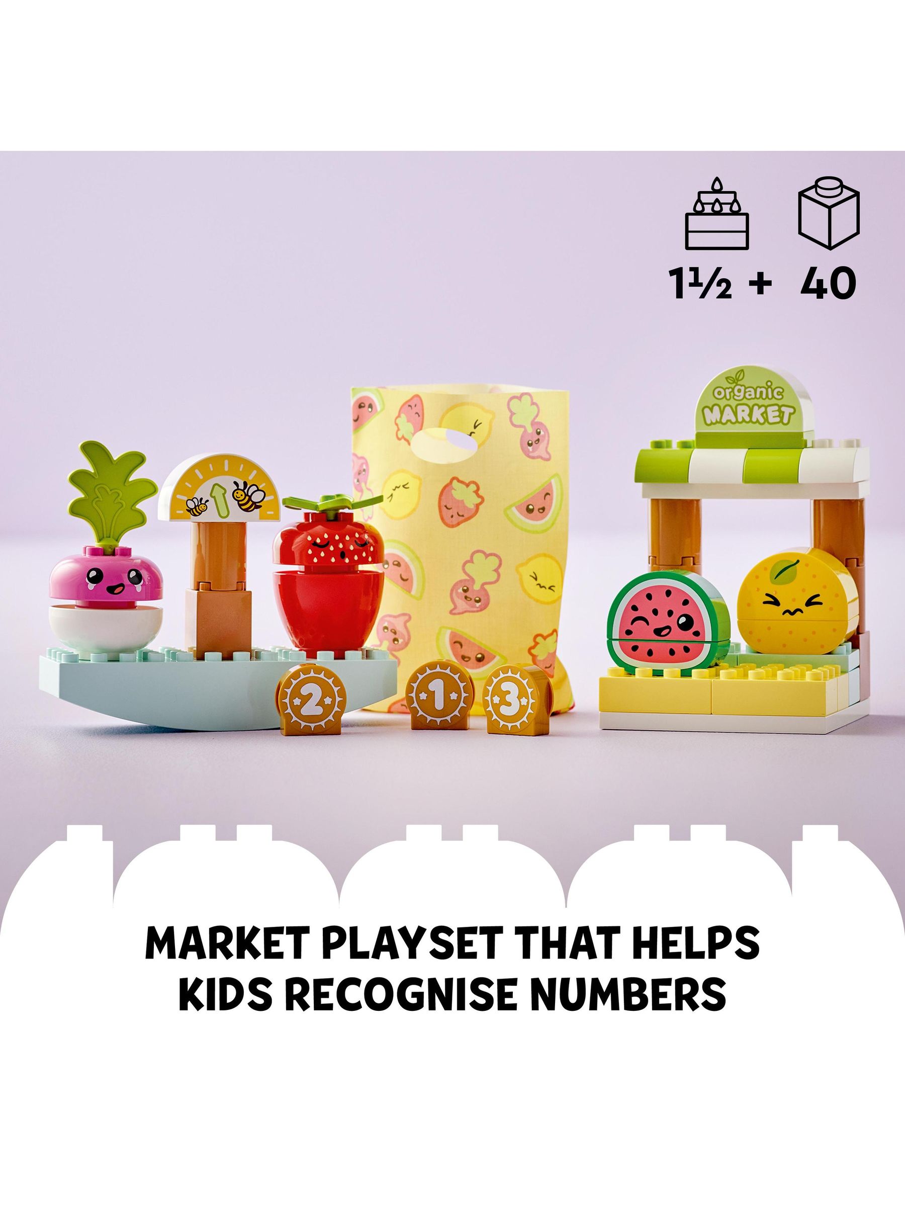Buy LEGO DUPLO My First Organic Market Toddler Toys 10983 from the Next UK online shop