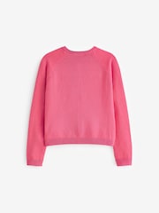 Bright Pink Button-Up Cardigan (3-16yrs) - Image 6 of 6