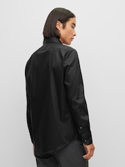 BOSS Black Regular Fit Poplin Easy Iron Long Sleeve 100% Cotton Shirt - Image 2 of 6