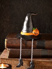 Black Halloween Witches Hat Ornament - Image 1 of 5