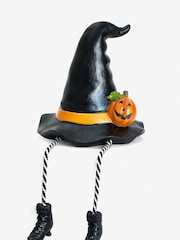 Black Halloween Witches Hat Ornament - Image 5 of 5