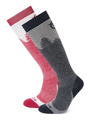Tog 24 Blue Aprica Ski Socks 2 Packs - Image 1 of 2