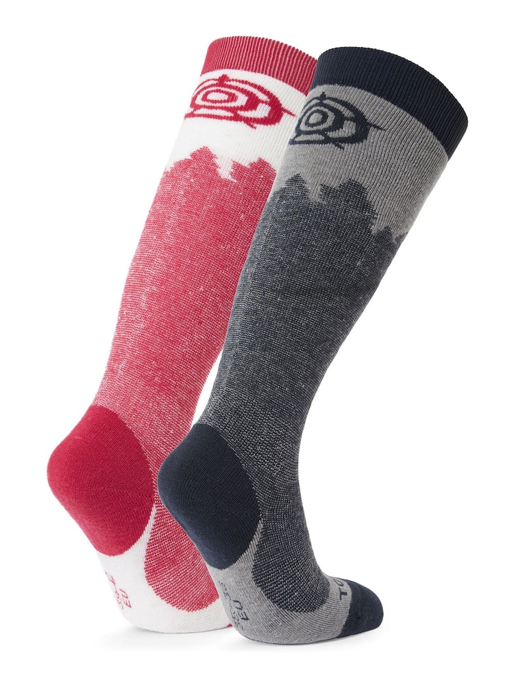 Tog 24 Blue Aprica Ski Socks 2 Packs - Image 2 of 2