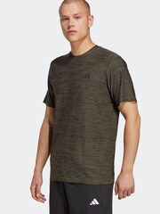 Olivgrün - adidas Train Essentials Training T-Shirt mit Stretch - Bild 1 von 7