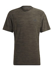 Olivgrün - adidas Train Essentials Training T-Shirt mit Stretch - Bild 7 von 7